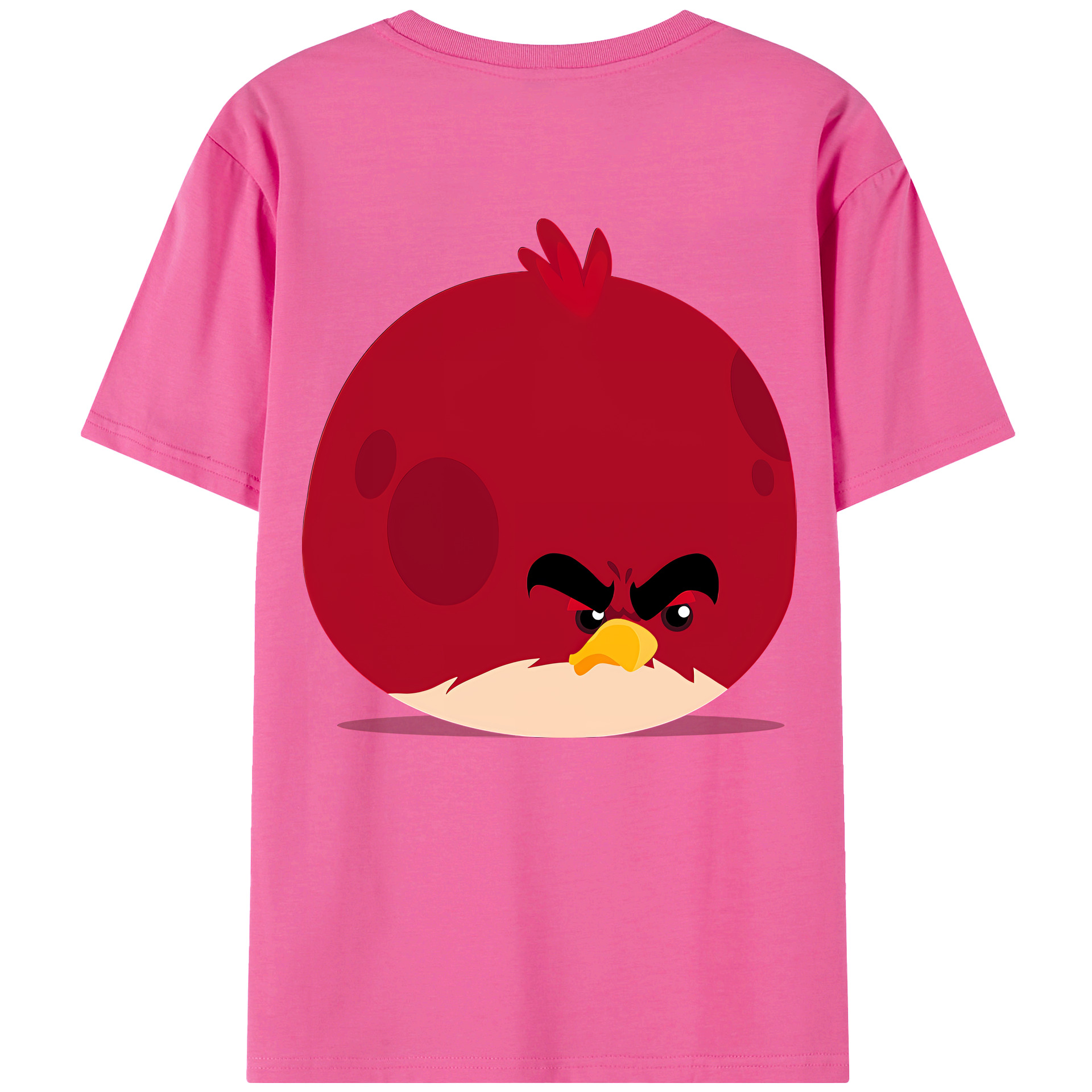 （画像用） Angry Birds アングリーバード レディース半袖Tシャツ(バックプリント)